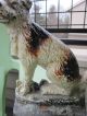 Xxrare Creations Co.  1930 Wirehaired Fox Terrier Dog 159 Art Statue Doorstop Metalware photo 7
