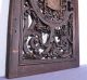 Antique Religious Wood Screen Or Panel Gilded Image Of Jesus Relic (k) Carved Figures photo 9