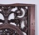 Antique Religious Wood Screen Or Panel Gilded Image Of Jesus Relic (k) Carved Figures photo 4
