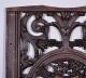 Antique Religious Wood Screen Or Panel Gilded Image Of Jesus Relic (k) Carved Figures photo 5