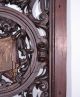 Antique Religious Wood Screen Or Panel Gilded Image Of Jesus Relic (k) Carved Figures photo 8