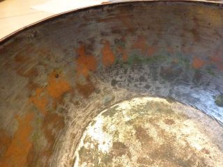 Antique Islamic Copper Bowl Arabic photo