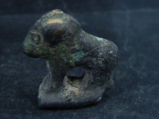 Ancient Bronze Animal Medeival 1300 Ad B1477 photo