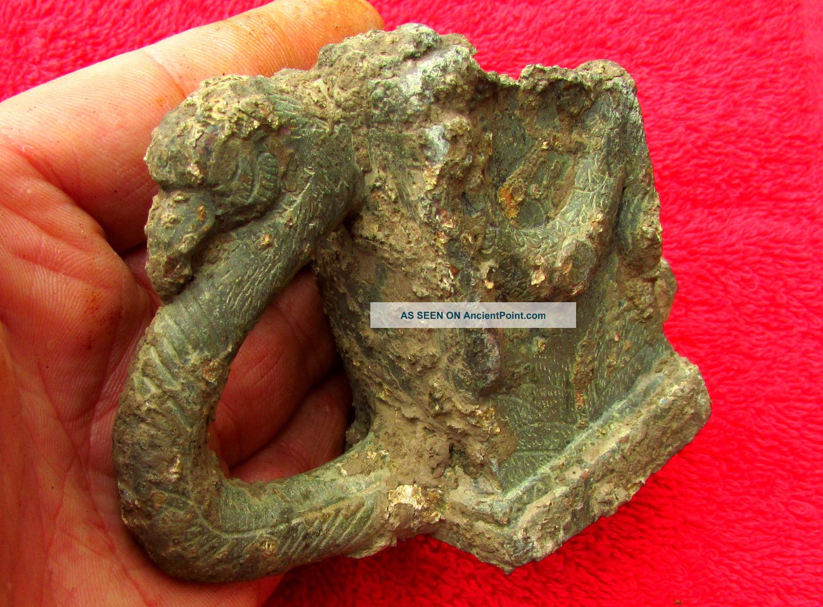 Ancient Roman Part Of Chariot Griffon Detail 1st - 3th Century Ad (702 -) Roman photo