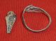 Celtic Ancient Silver Ring - Snake Circa 100 Bc - 1745 - Roman photo 2