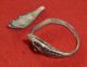 Celtic Ancient Silver Ring - Snake Circa 100 Bc - 1745 - Roman photo 4