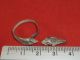 Celtic Ancient Silver Ring - Snake Circa 100 Bc - 1745 - Roman photo 5