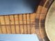 Antique Inlaid Mixed Woods Banjo From Estate 4 Strings As Found Unrestored String photo 1