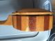 Antique Inlaid Mixed Woods Banjo From Estate 4 Strings As Found Unrestored String photo 3