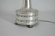 Antique Art Deco Hollywood Regency Silver Trophy Urn Table Desk Lamp Torch Light Art Deco photo 6