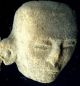 Pre - Columbian Aztec Zolapan Clay Figure Head,  Ca; 800 - 1400ad The Americas photo 3