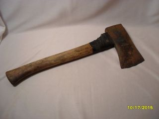 Antique Or Vintage Axe Hatchet With Wood Handle Made In W Germany 1 1/2 photo