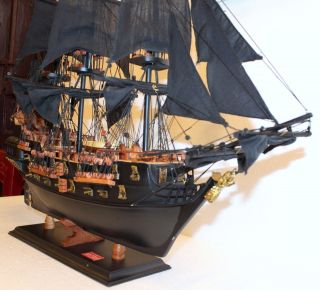 Black Pearl Pirate Model Ship Handicraft Tall Ship L 24 
