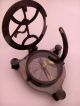 Antique Brass Sundial Compass/ Antique Compass / Magnetic & Sun Clock / Maritime Compasses photo 4
