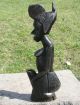 African Art Statue Figurative Africa Ebony Ebene Kneeing Statue Woman Lady Body Sculptures & Statues photo 3
