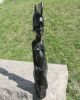 African Art Statue Figurative Africa Ebony Ebene Kneeing Statue Woman Lady Body Sculptures & Statues photo 4