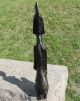 African Art Statue Figurative Africa Ebony Ebene Kneeing Statue Woman Lady Body Sculptures & Statues photo 5
