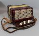 Vintage Red Hohner Club Iib R Diatonic Button Harmonica Accordion Zydeco Other Antique Instruments photo 1