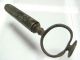 British 17th Century Oval Seal Ring With Iron Internal Screw Pipe Tamper.  (a817) British photo 2