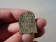 Roman Bronze Diploma Fragment,  Tabula I,  Reverse Fragment Of A Witnesses Name Roman photo 1