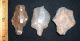 (3) Aterian Early Man Points (30k To 80k Bp) Prehistoric African Arrowheads Neolithic & Paleolithic photo 2