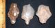 (3) Aterian Early Man Points (30k To 80k Bp) Prehistoric African Arrowheads Neolithic & Paleolithic photo 3