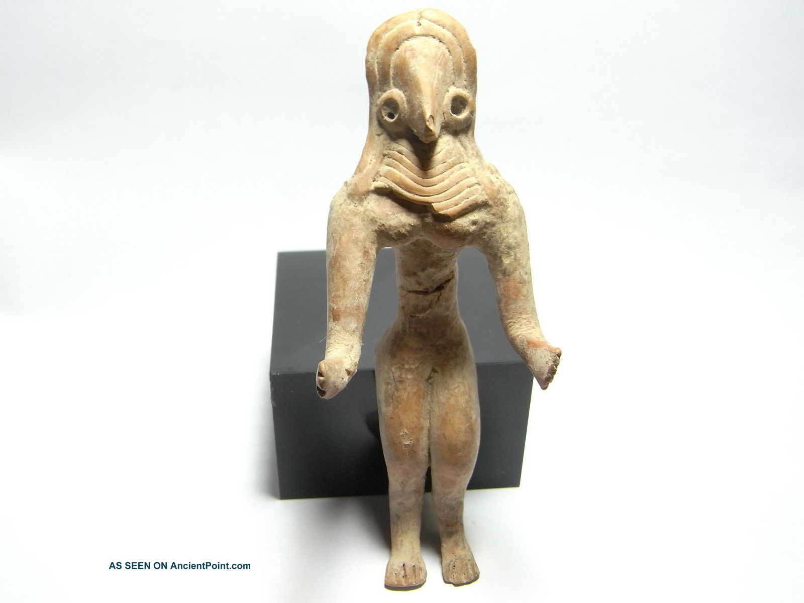 Indus Valley Harappan 3000 - 1700 Bc Indus Valley Fertility Statue.  (a795) Near Eastern photo