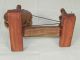 Antique Vintage Primitive Wooden Wood Tool Machine Toy Instrument Primitives photo 8