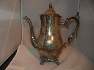 Silver Plated Wm.  Rogers & Son 2601 Coffee Server photo