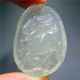 Chinese Natural Ice Jade,  Hand - Carved,  Sheep,  Pendant Necklace Pervious To Light Necklaces & Pendants photo 6