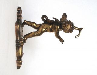 Late 1800s Antique French Cherub Wall - Hanging Chandelier photo