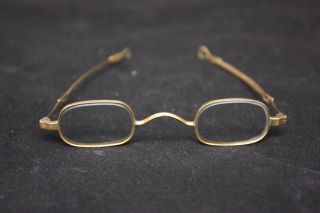 14k Solid Gold Spectacles Circa 1780s photo