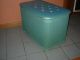 Vintage Mid Century Modern Pearl - Wick Teal Storage Hassock/bench/hamper/chest Post-1950 photo 3