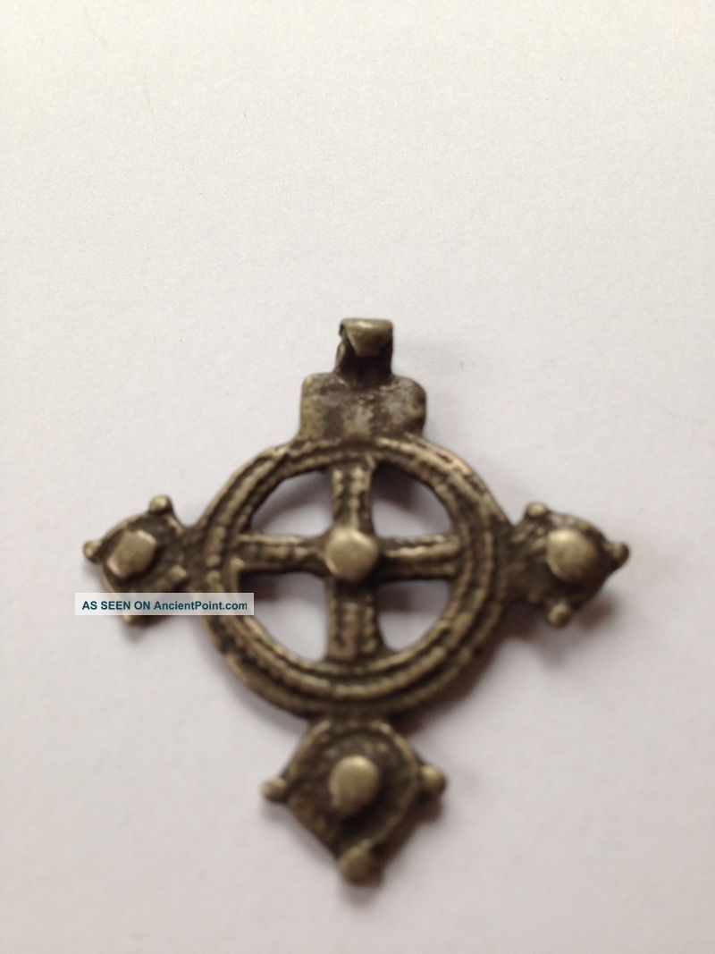Ethiopia: Old Ethiopian Coptic - Handmade - Neck Cross. Other African Antiques photo