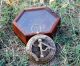 Vintage Maritime West London Antique Brass Sundial Compass Nautical Decor Compasses photo 1