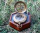 Vintage Maritime West London Antique Brass Sundial Compass Nautical Decor Compasses photo 2