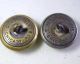 2 - 1887 & 2 - 1917 Chicago & Northwestern Railroad Uniform Coat Buttons 23mm Buttons photo 3