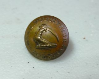 Massachusetts Volunteer Militia Uniform Cuff Button Arm/sword Date Unknown 15mm photo