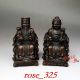 A Pair Exquisite Chinese Copper Handmade Archaize Ruyi Immortal Statues Other Antique Chinese Statues photo 1