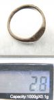 Ancient Old Bronze Ring With Landscape Image (jne39) Viking photo 3