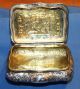 German Hannau 800 Silver Jeweled Snuff Box Made By Ludwig Neresheimer Germany photo 3