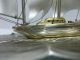The Sailboat Of Silver960 Of The Japan.  140g/ 4.  97oz.  3masts.  Takehiko ' S Work. Other Antique Sterling Silver photo 8