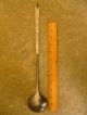 Antique 19th C Decorated Hearth Hand Wrought Forged Iron Tasting Spoon Ladle Primitives photo 4