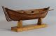 Vintage Authentic Handmade Nautical Shiplap,  Beetle Whaling Whale Boat & Oars Nr Model Ships photo 3