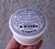 Antique,  Rated Rare,  Early (from 1865 - 80 ' S) Woods ' Chemist Tooth Paste Jar Pot Lid Bottles & Jars photo 2