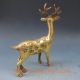 Chinese Brass Hand - Carved Deer Statue Other Antique Chinese Statues photo 3