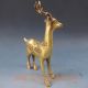 Chinese Brass Hand - Carved Deer Statue Other Antique Chinese Statues photo 4