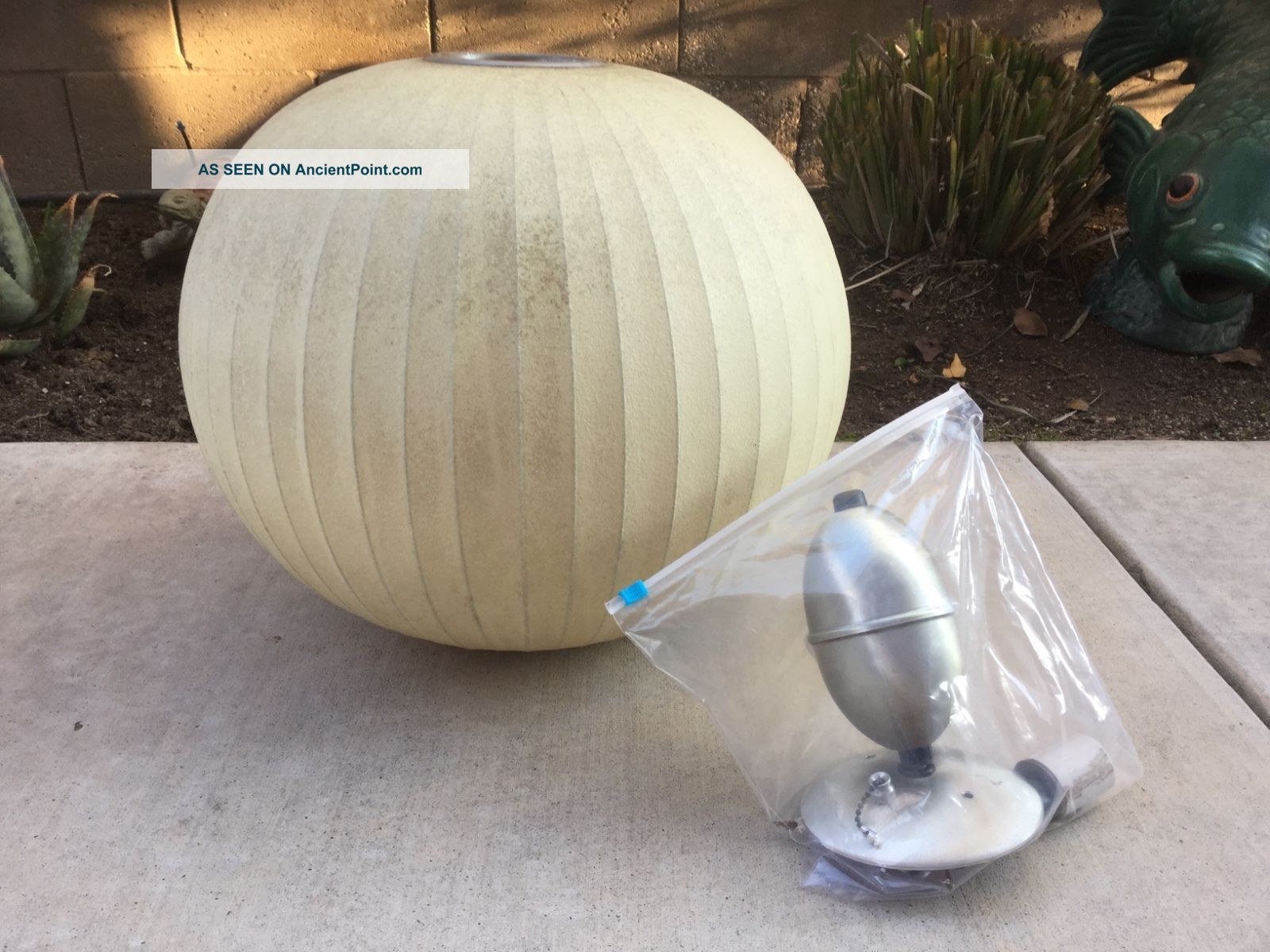 George Nelson Howard Miller Bubble Lamp Mid Century Modern Vtg Herman Mid-Century Modernism photo