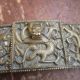 Antique Old Qing Dynasty 19th Century Chinese Gilt 2 Piece Bronze Dragon Buckle Other Chinese Antiques photo 1