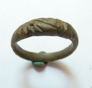 Ancient Medieval Bronze Ring.  (326) photo